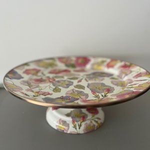 Mackenzie Childs pedestal platter